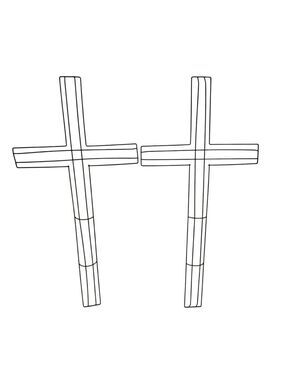 Cross Wreath Metal Wire Frame For Easter Religious Crafts 24" x 12"